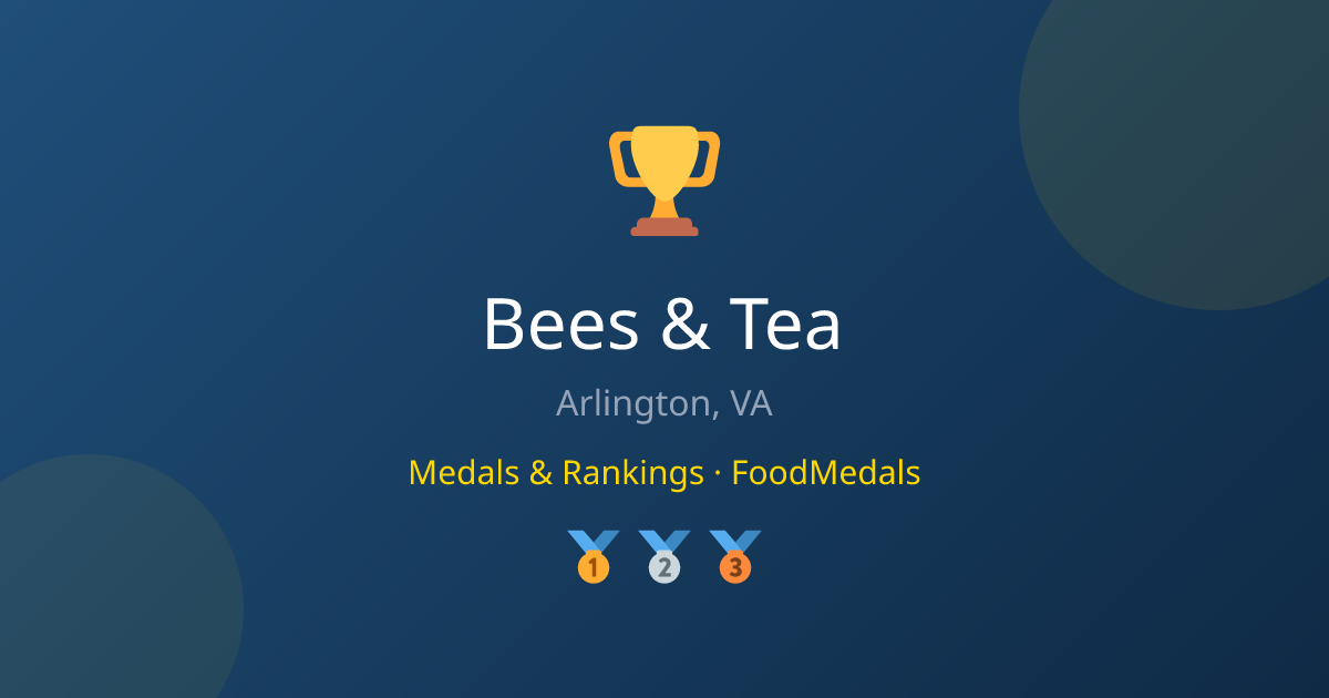 Bees & Tea — Medals & Rankings | FoodMedals