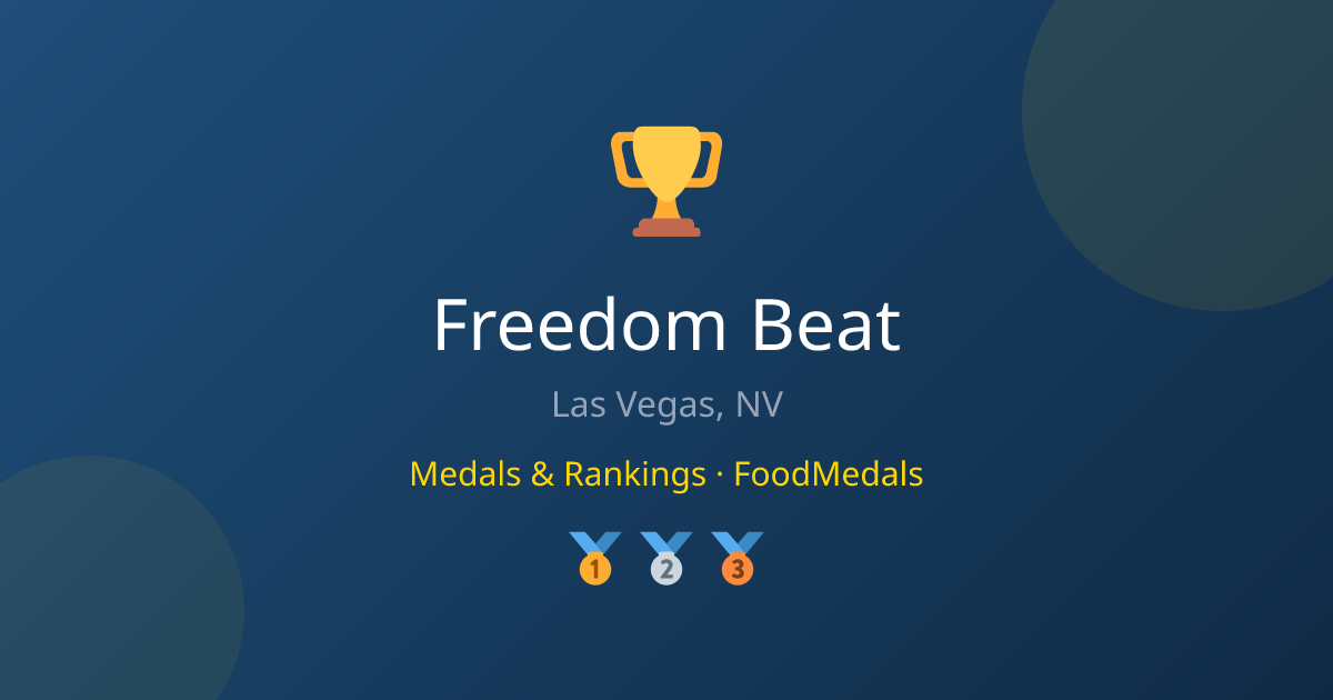 Freedom Beat — Medals & Rankings | FoodMedals